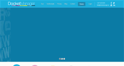 Desktop Screenshot of docketmanager.ca